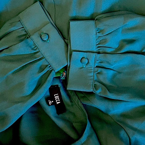 Lucca Long Sleeve Green Romper | SIZE S - Picture 4 of 4